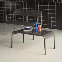 Tuinsalontafel metaal rechthoekig