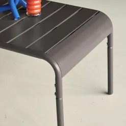 Tuinsalontafel metaal rechthoekig
