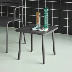 Tuinsalontafel metaal vierkant