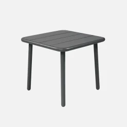 Tuinsalontafel metaal vierkant