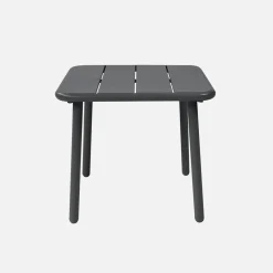 Tuinsalontafel metaal vierkant