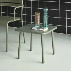 Tuinsalontafel metaal vierkant