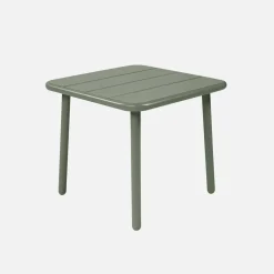 Tuinsalontafel metaal vierkant