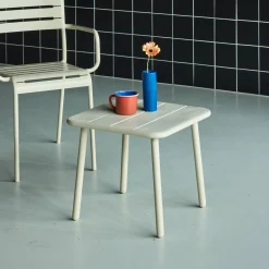 Tuinsalontafel metaal vierkant
