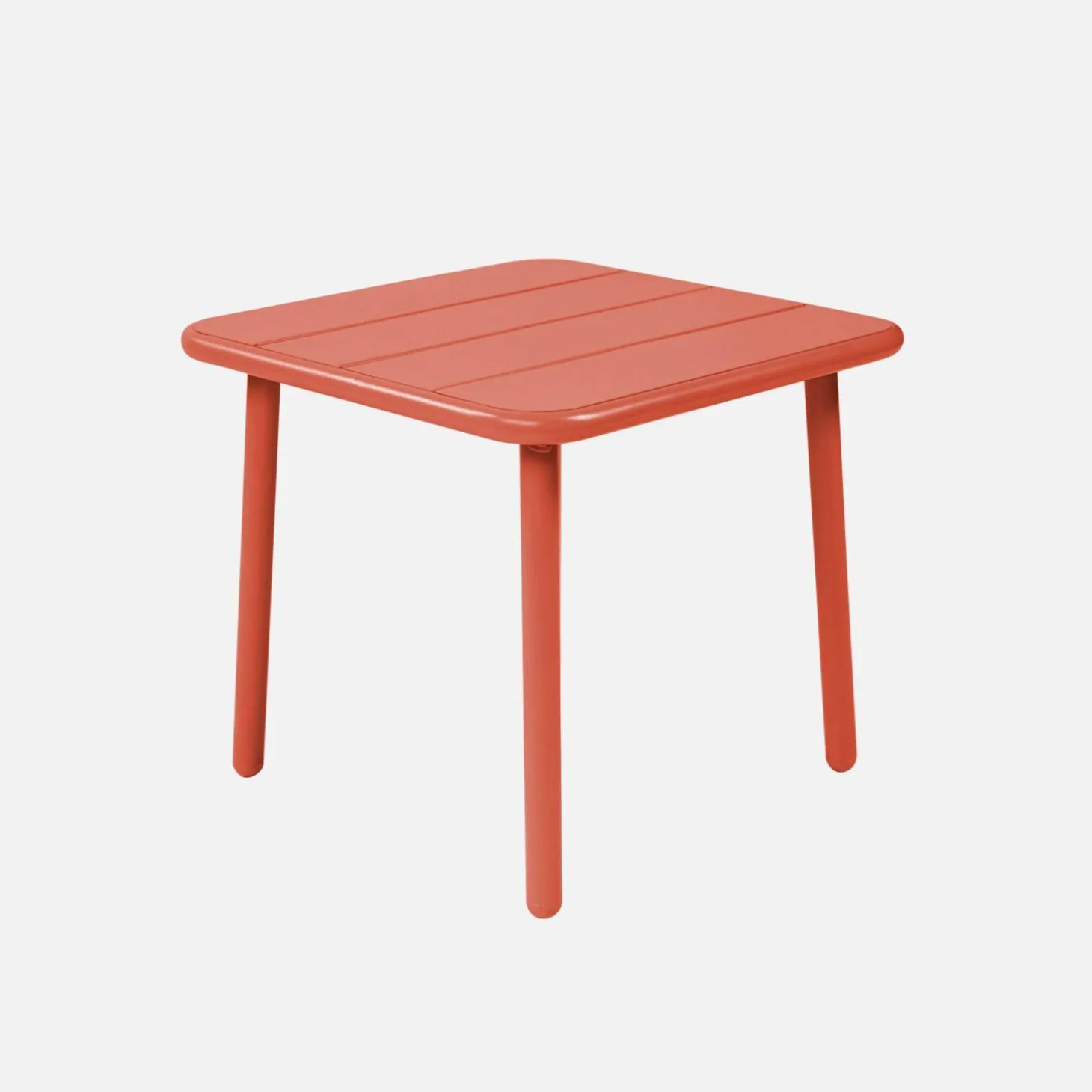Tuinsalontafel metaal vierkant