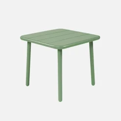Tuinsalontafel metaal vierkant