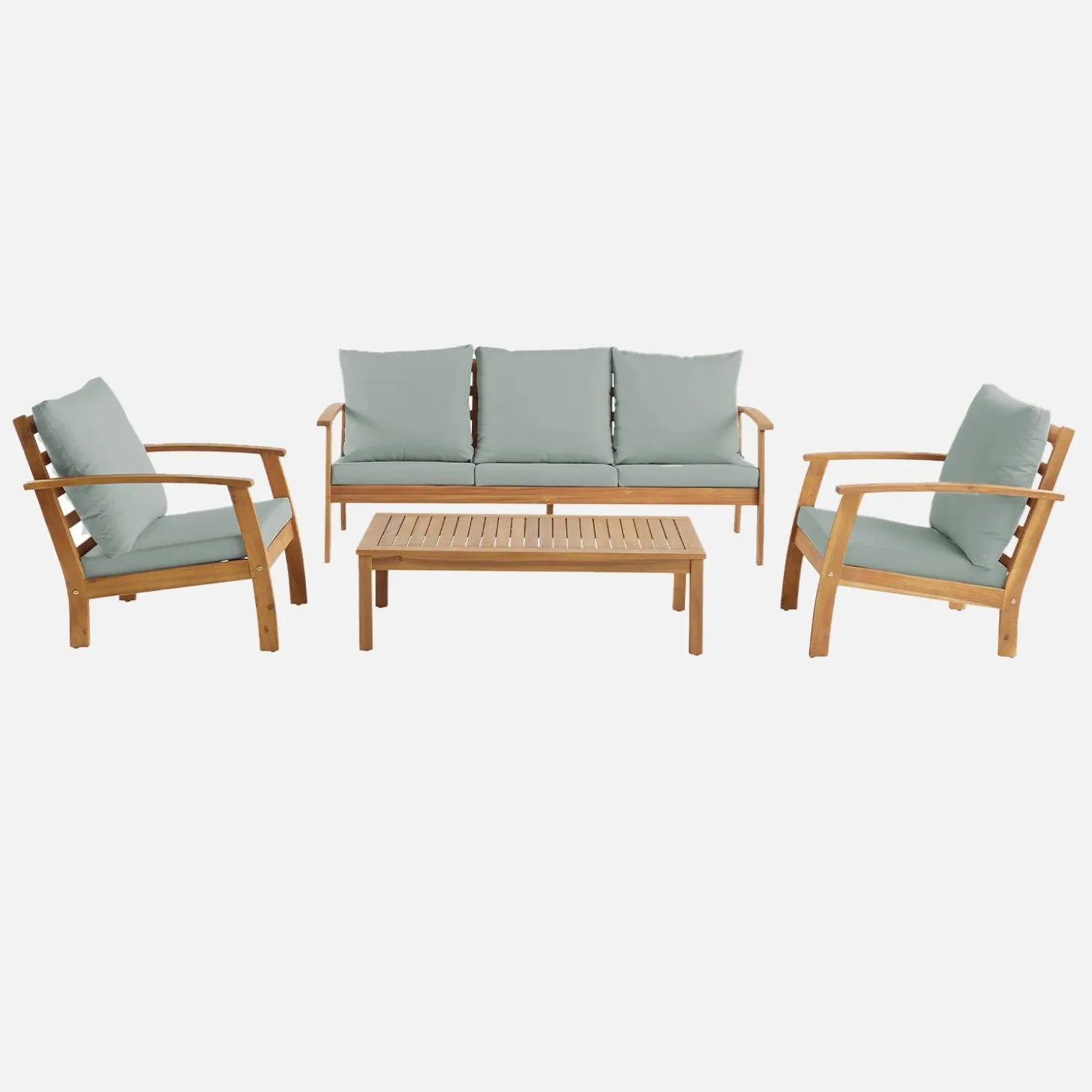 Tuinset 5 personen van acaciahout