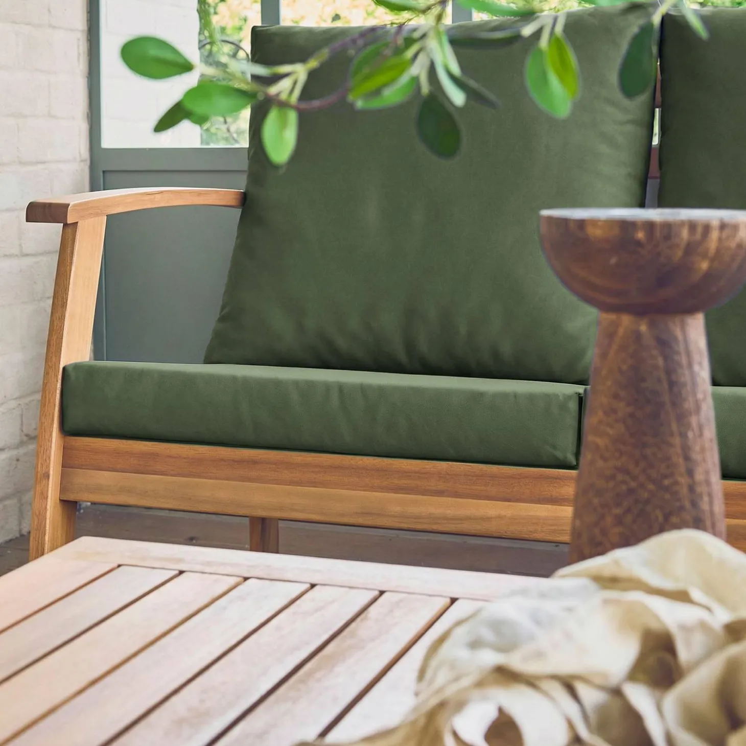 Tuinset 5 personen van acaciahout