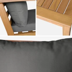 Tuinset 5 personen van acaciahout
