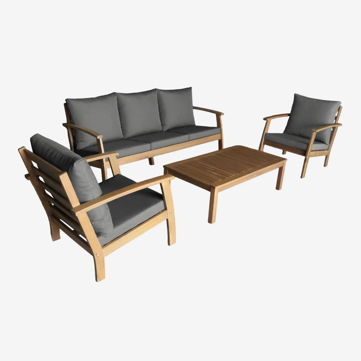 Tuinset 5 personen van acaciahout