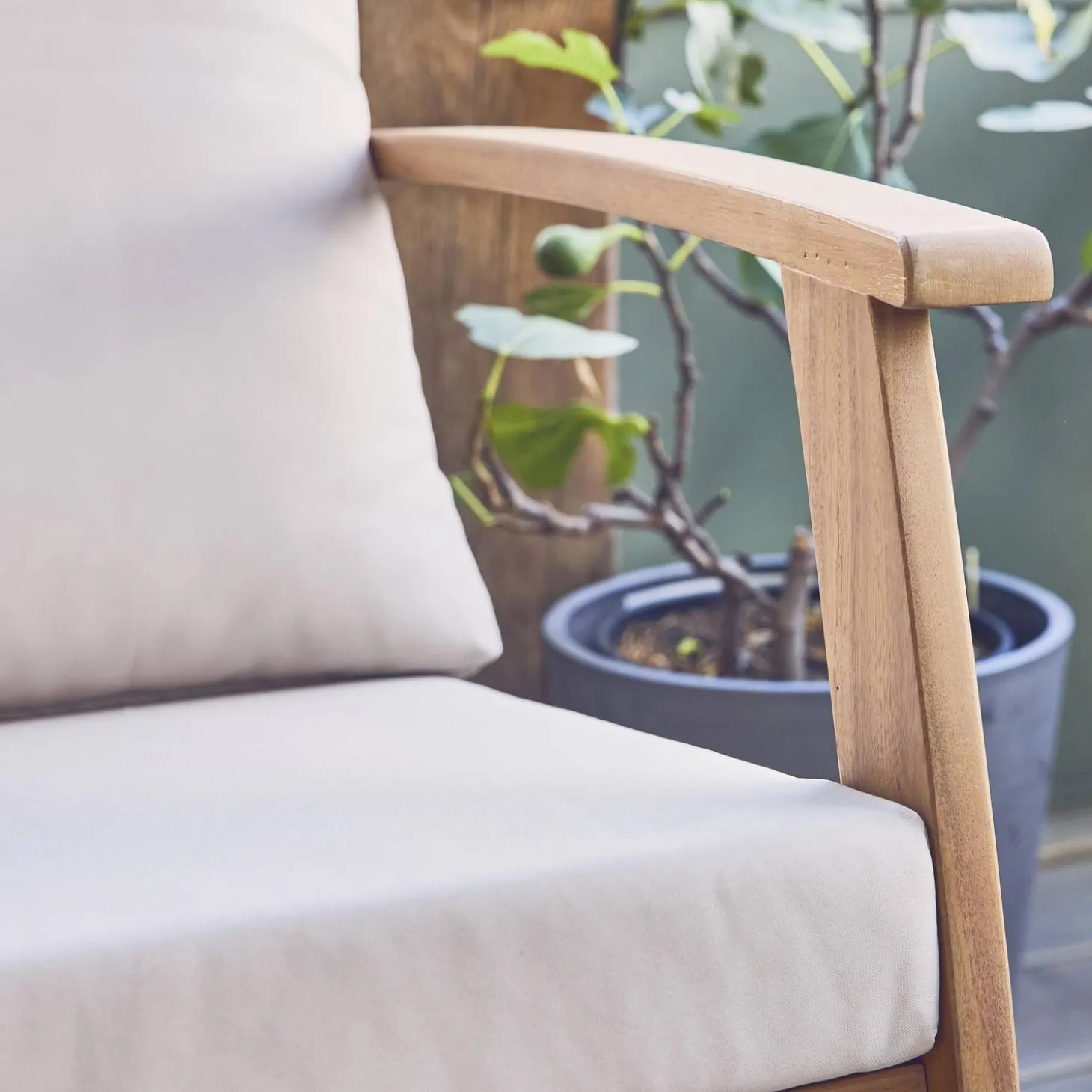 Tuinset 5 personen van acaciahout