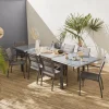 Tuinset 8 plaatsen uitschuifbaar