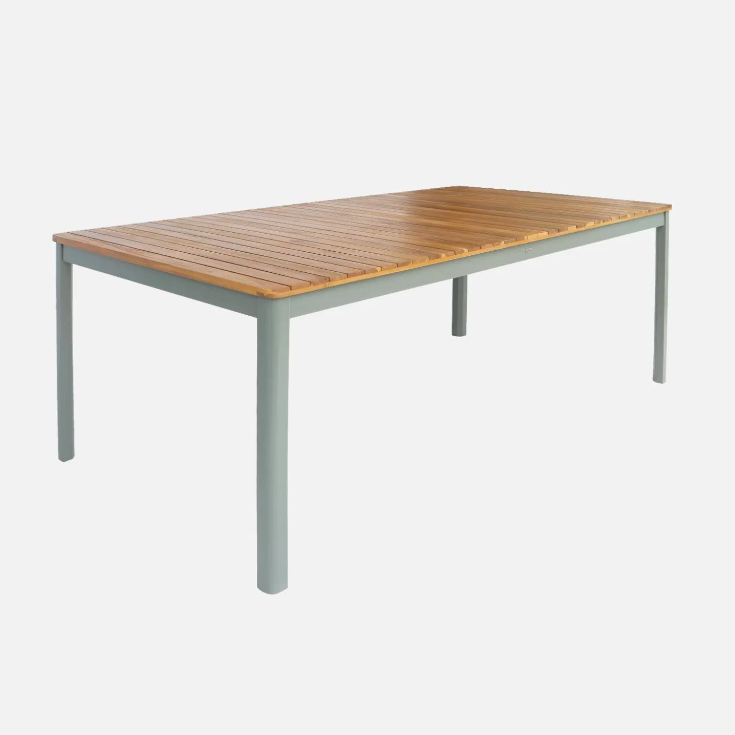 Tuinset van acacia met ronde hoeken, 10 stoelen