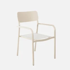 Tuinset van aluminium met 1 bank en 4 stoelen