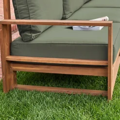 Tuinset van hout voor 5 personen