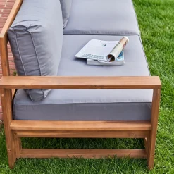 Tuinset van hout voor 5 personen