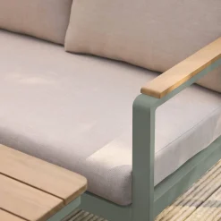 Tuinset voor 8 personen van acaciahout en aluminium