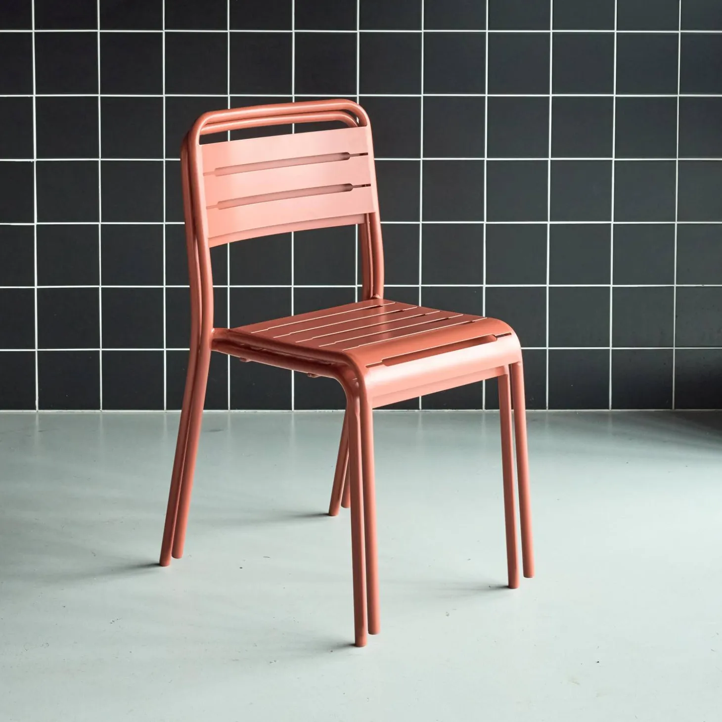 Tuinstoelen metaal (set van 2)