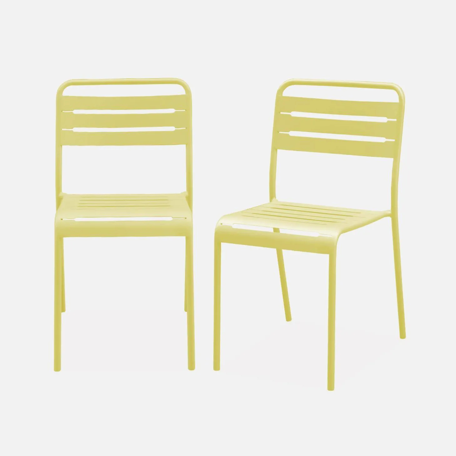 Tuinstoelen metaal (set van 2)
