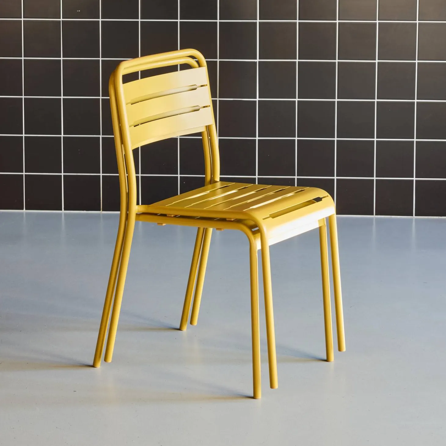 Tuinstoelen metaal (set van 2)