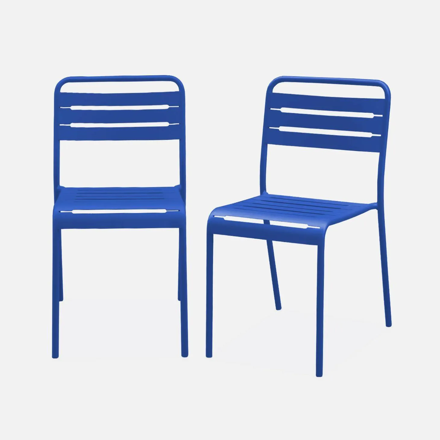 Tuinstoelen metaal (set van 2)