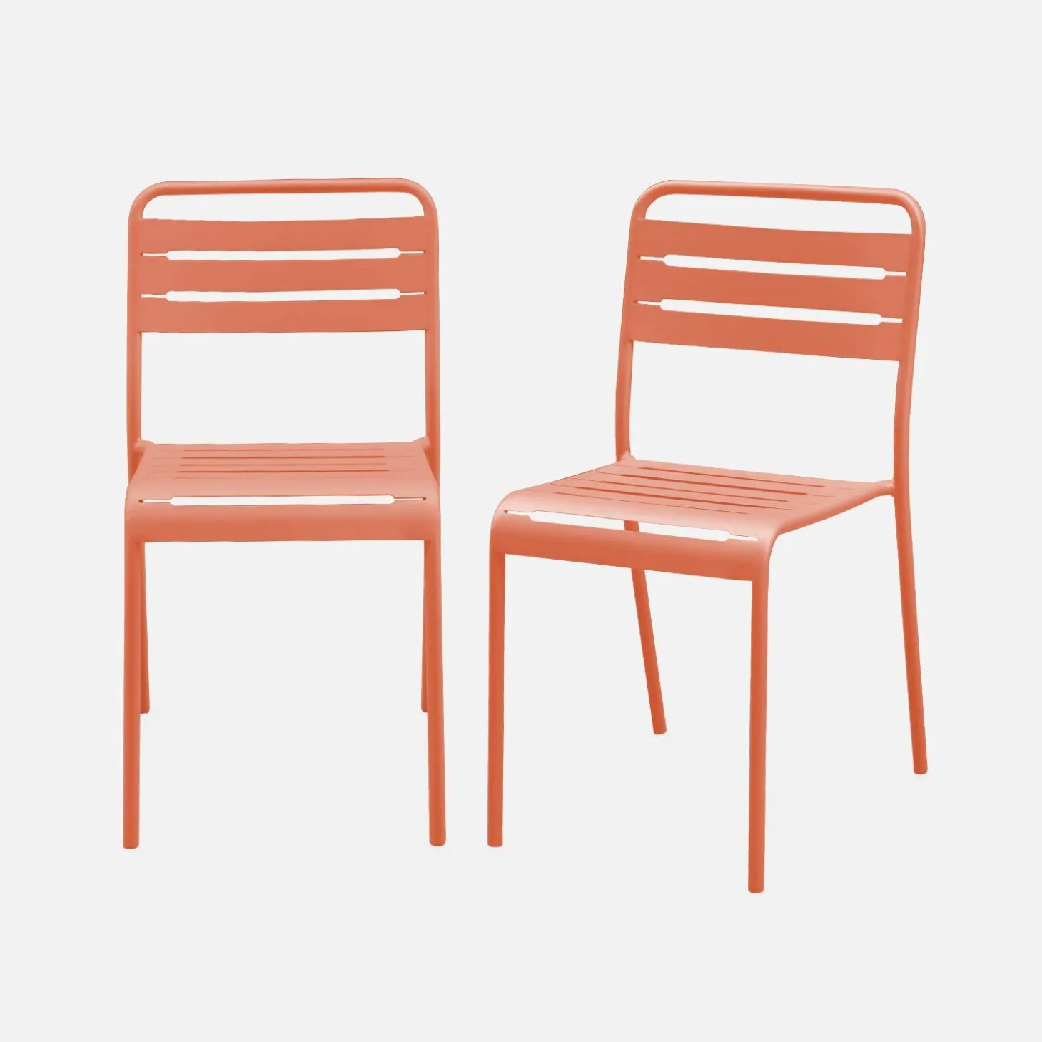 Tuinstoelen metaal (set van 2)