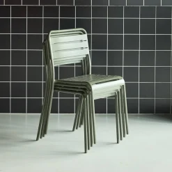 Tuinstoelen metaal (set van 4)