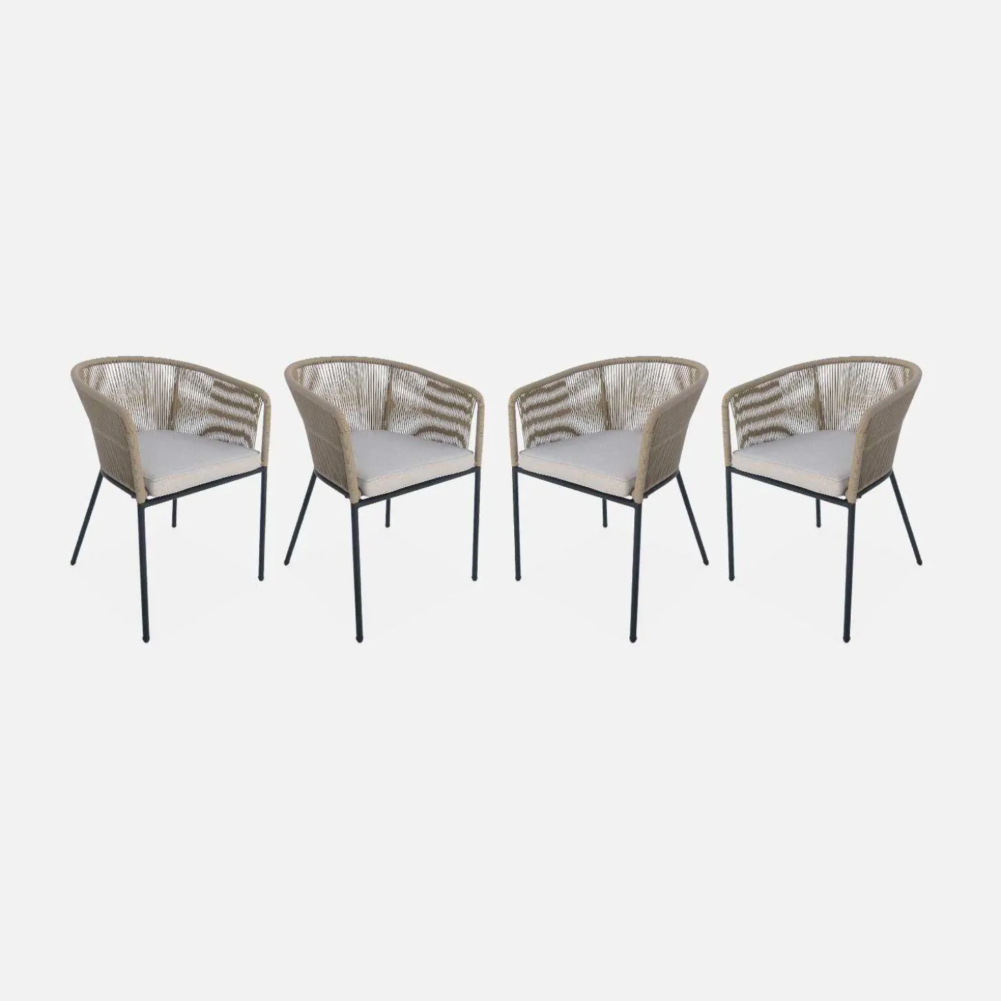 Tuinstoelen, set van 4