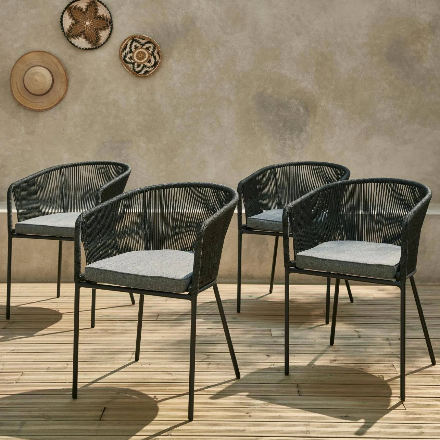 Tuinstoelen, set van 4