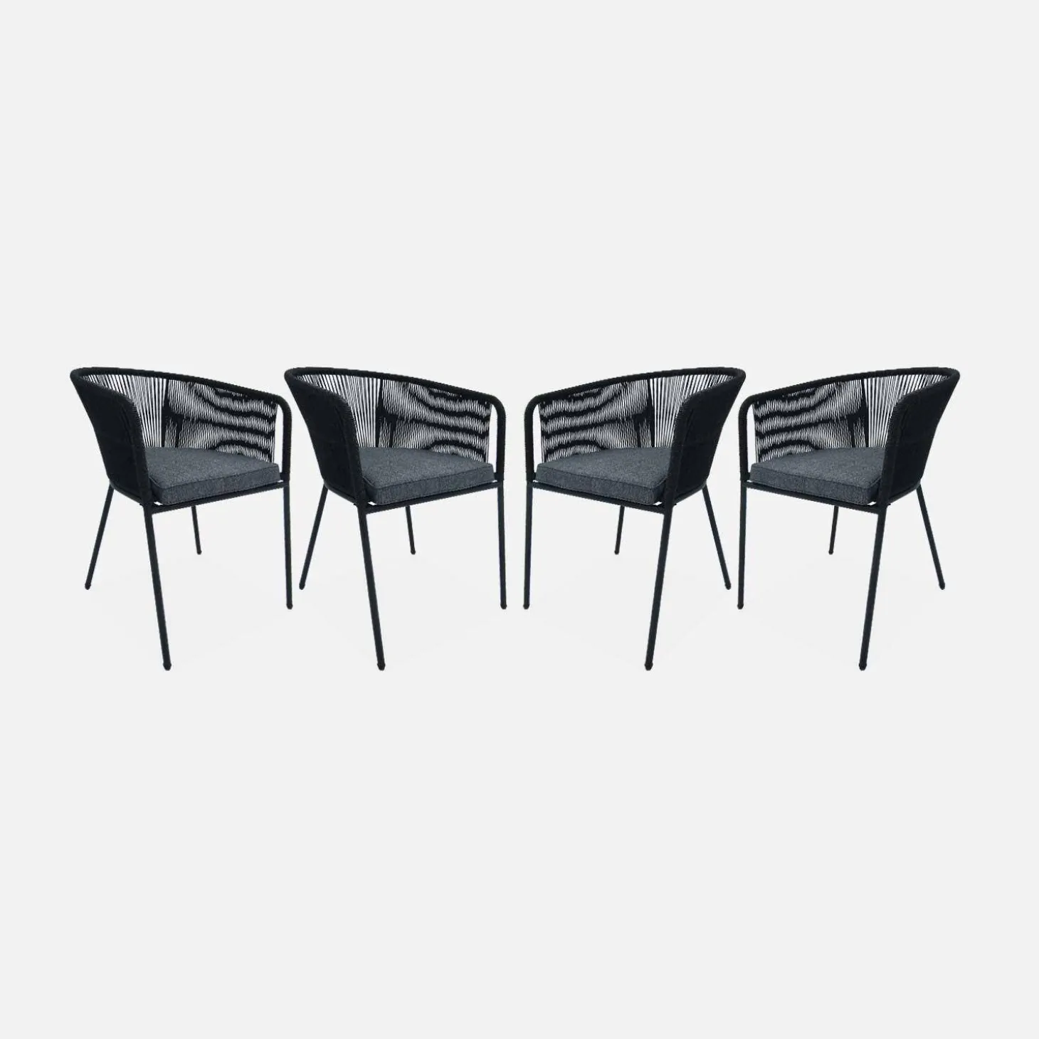 Tuinstoelen, set van 4