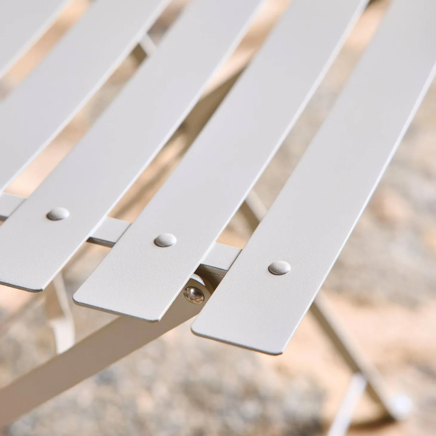Tuinstoelen van metaal opklapbaar (set van 2)