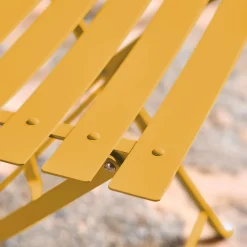 Tuinstoelen van metaal opklapbaar (set van 2)