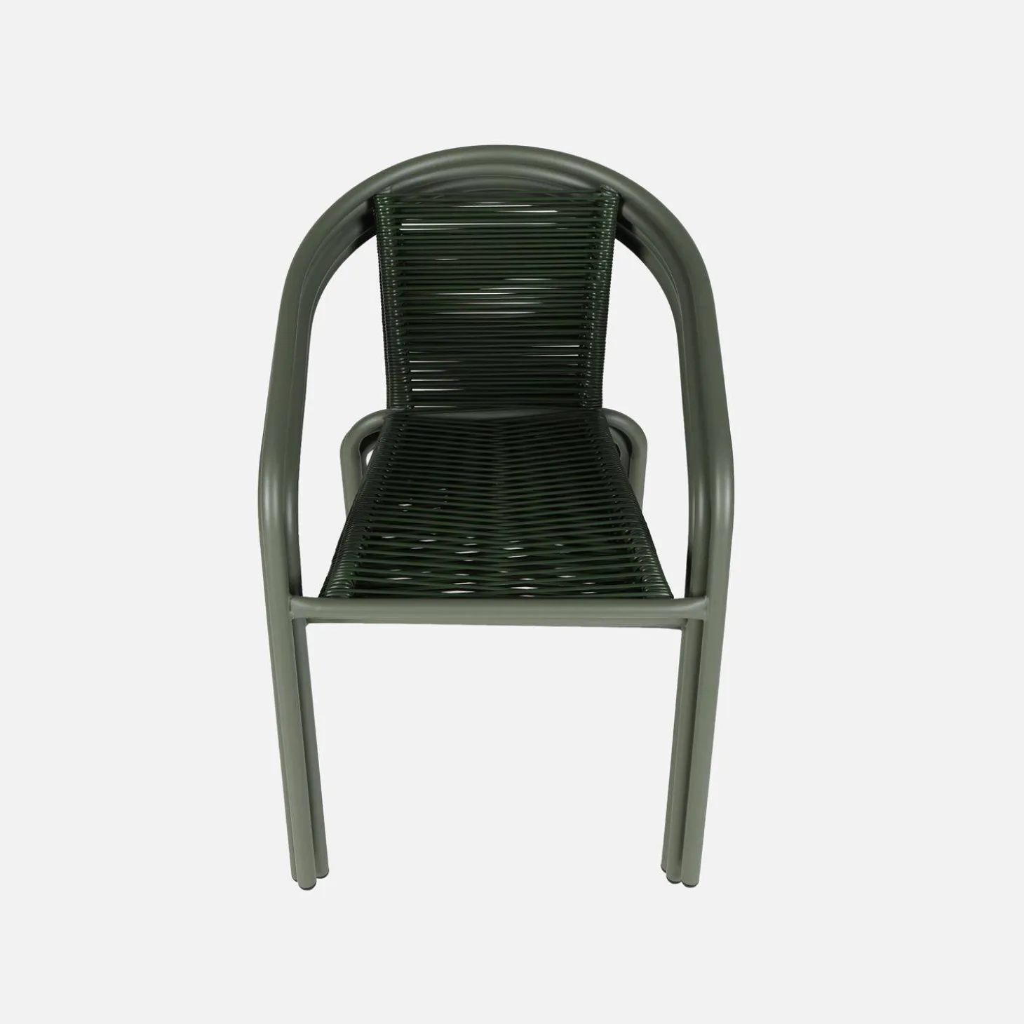 Tuinstoelen van staal en kunststof (set van 4)
