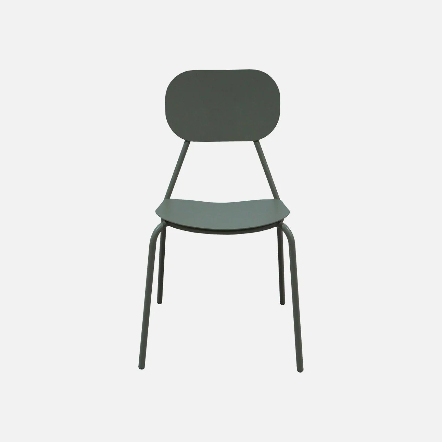Tuinstoel van aluminium (set van 4)