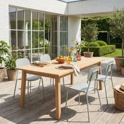Tuinstoel van aluminium (set van 4)