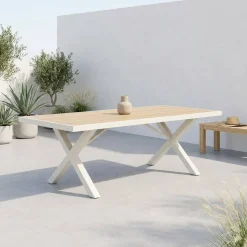 Tuintafel aluminium 8 plaatsen