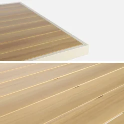 Tuintafel aluminium 8 plaatsen