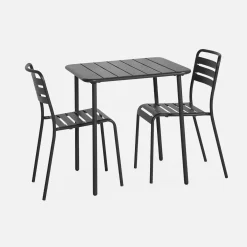 Tuintafel met 2 stoelen