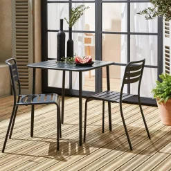 Tuintafel met 2 stoelen