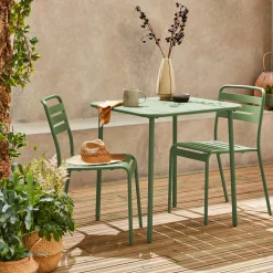 Tuintafel met 2 stoelen