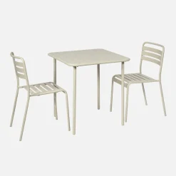 Tuintafel met 2 stoelen
