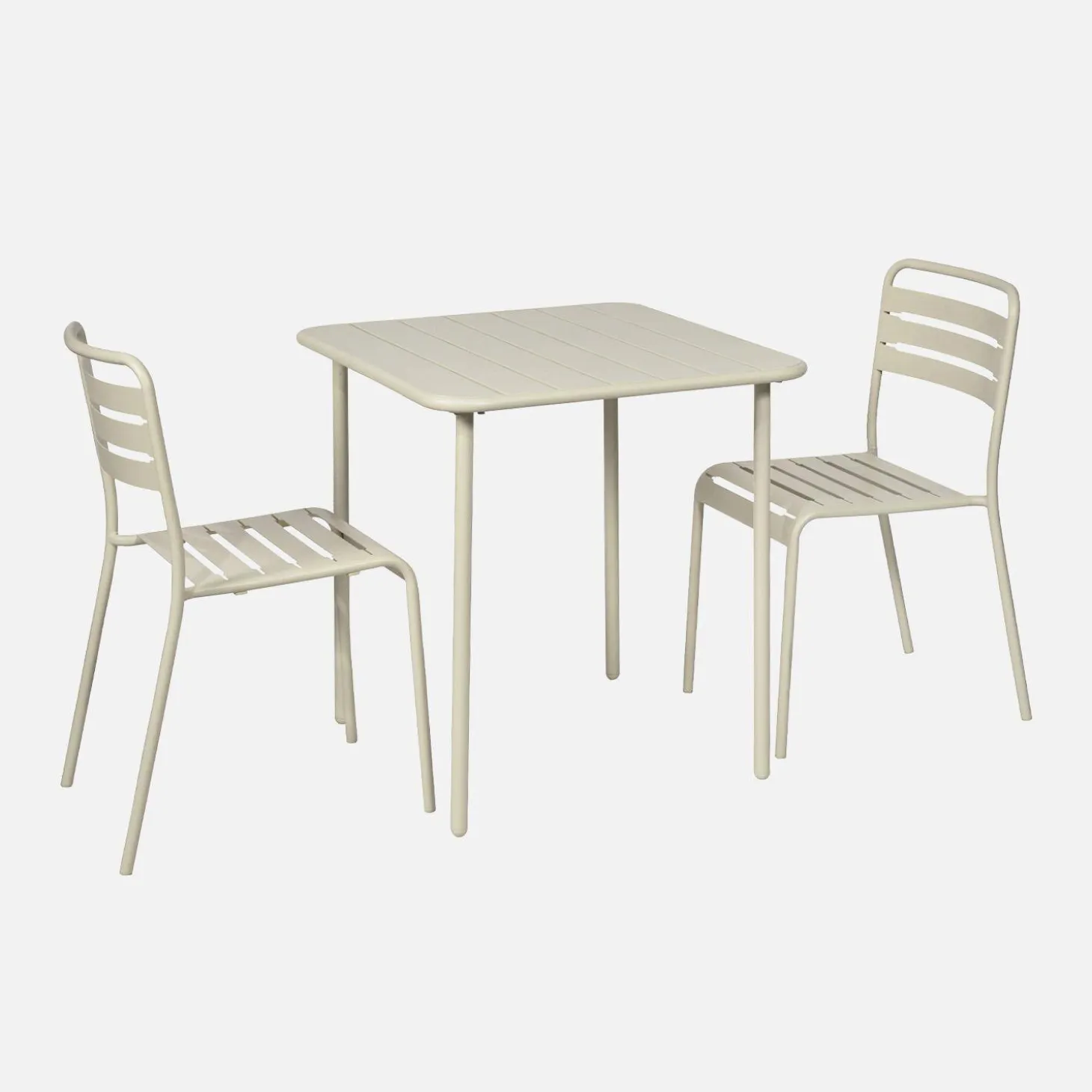 Tuintafel met 2 stoelen
