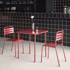 Tuintafel met 2 stoelen