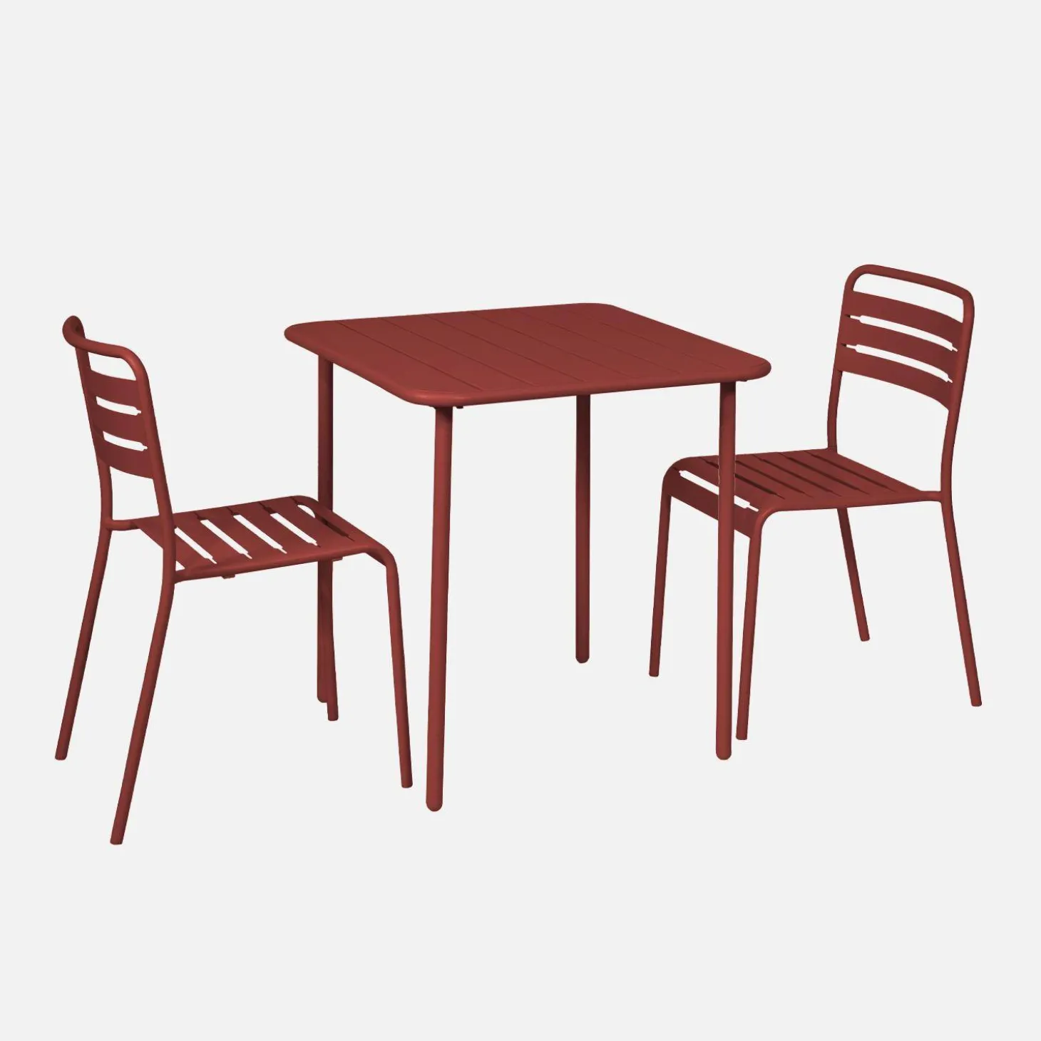 Tuintafel met 2 stoelen