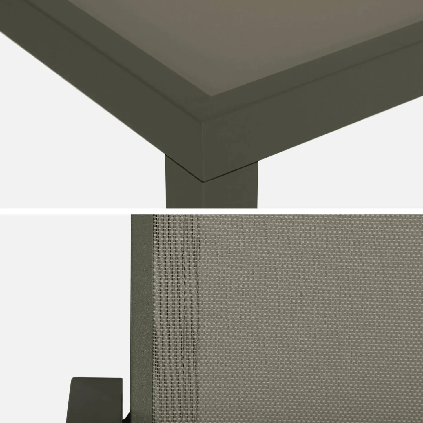 Tuintafel met 8 stoelen aluminium