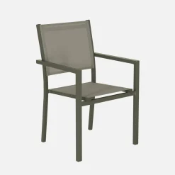 Tuintafel met 8 stoelen aluminium