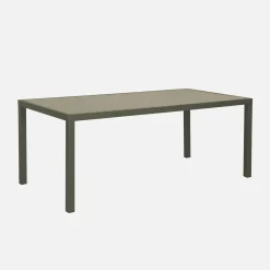 Tuintafel met 8 stoelen aluminium