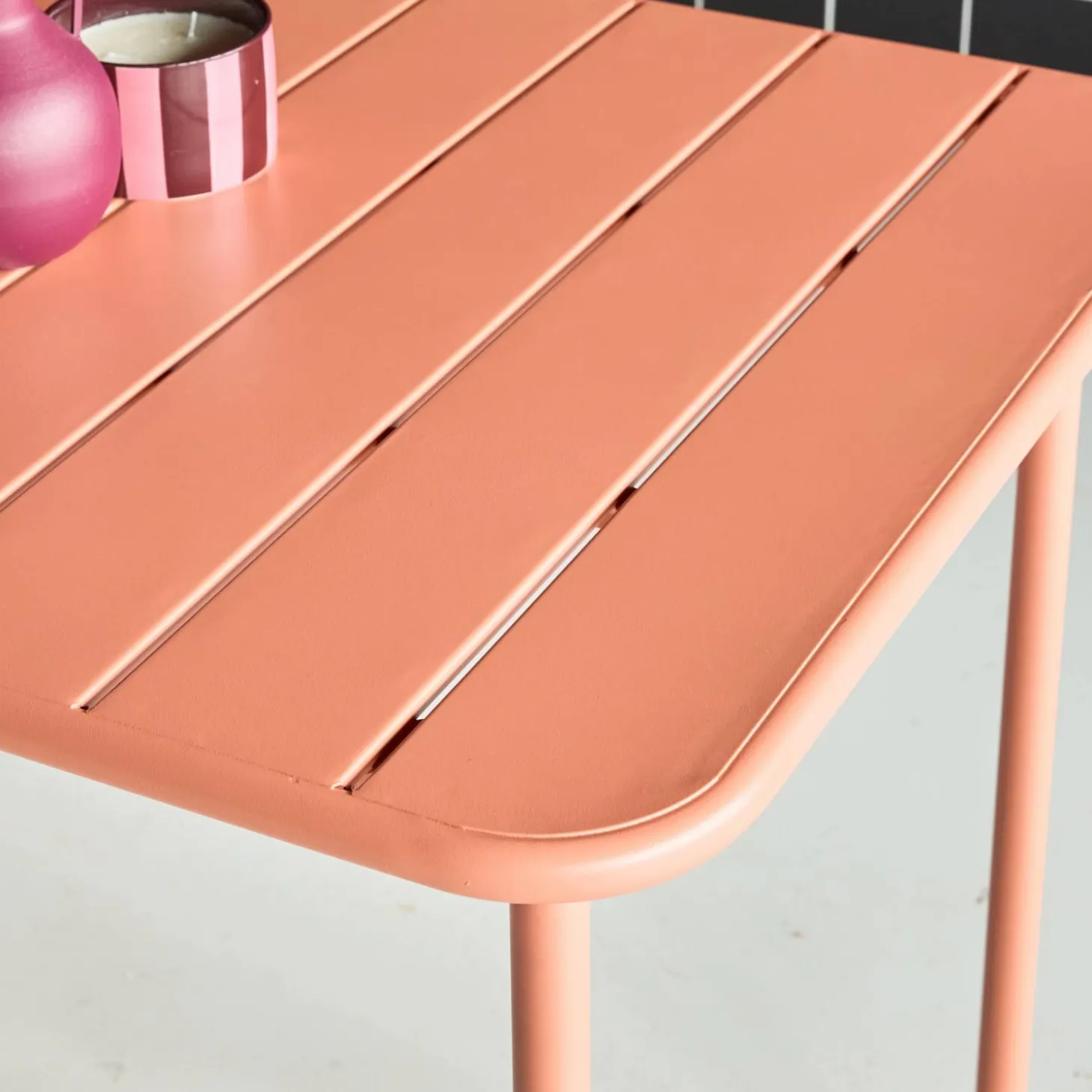Tuintafel met 6 stoelen metaal
