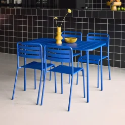 Tuintafel met 4 stoelen metaal