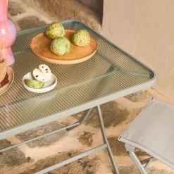 Tuintafel met 4 stoelen opklapbaar